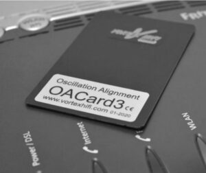 ochrana proti elektrosmogu, vysokofrekvenčnímu rušení, harmonizace prostoru, oscilační karty vortex hifi OA Cards